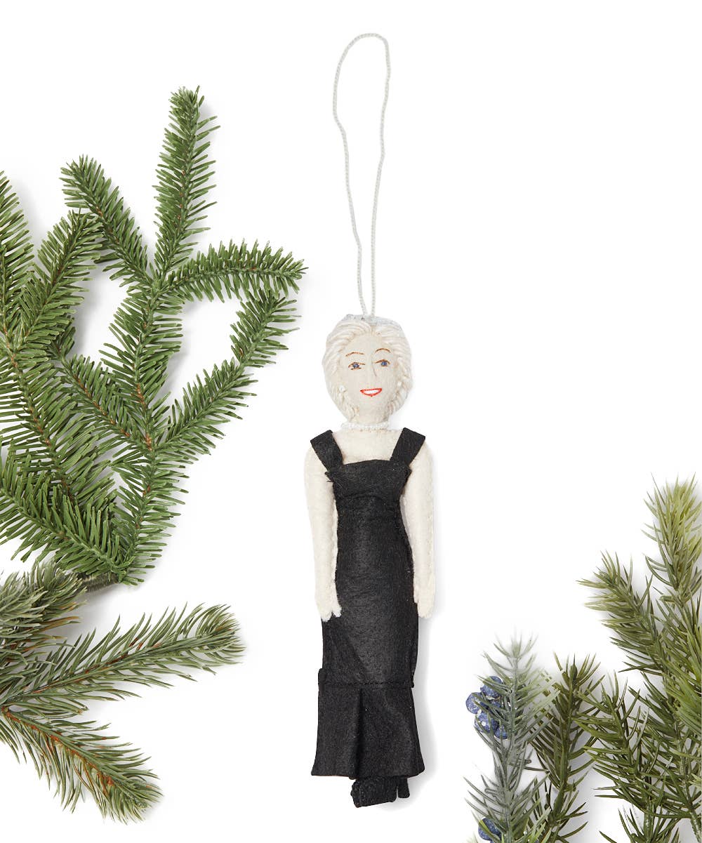 Princess Diana Handmade Felt Ornament – Royal Tribute Edition