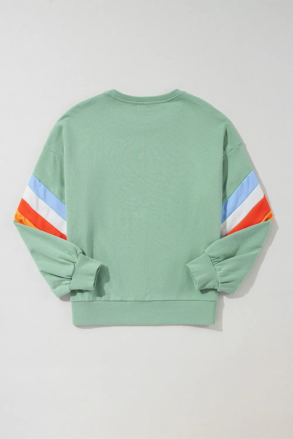 Retro Vibe Striped Long Sleeve Sweatshirt