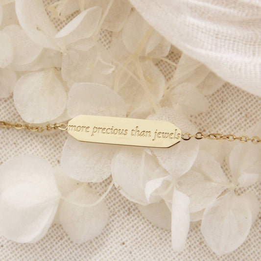 Proverbs 31 Bracelet - More Precious Than Jewels