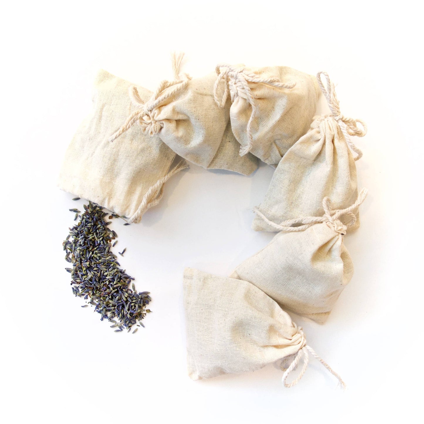 Pure Lavender Sachet - 100% Cotton Muslin