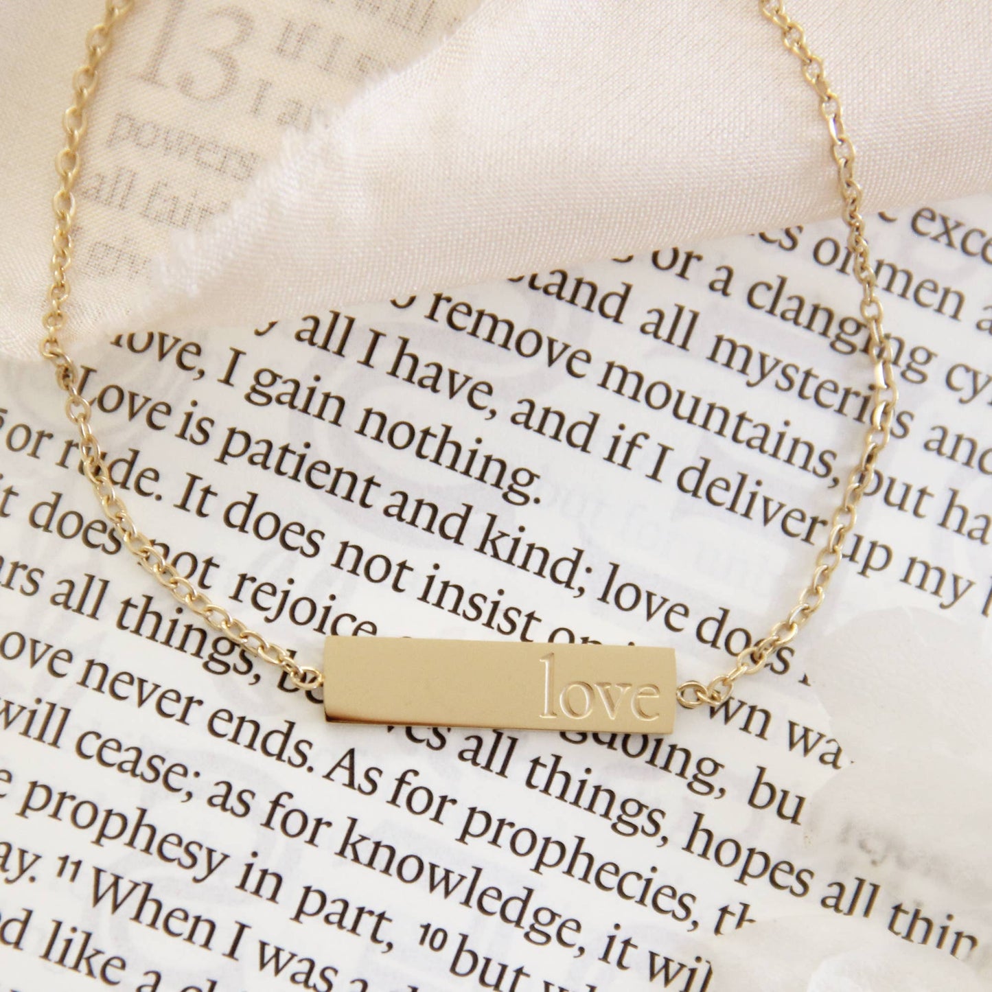 Love Bracelet, 1 Corinthians 13:4-13