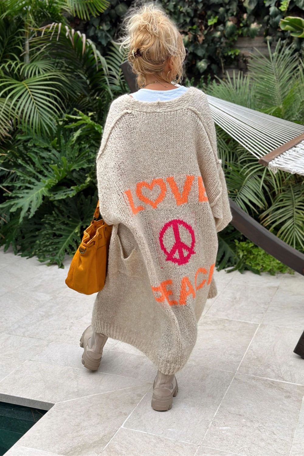 Love and Peace✌ Long Sleeve Cardigan