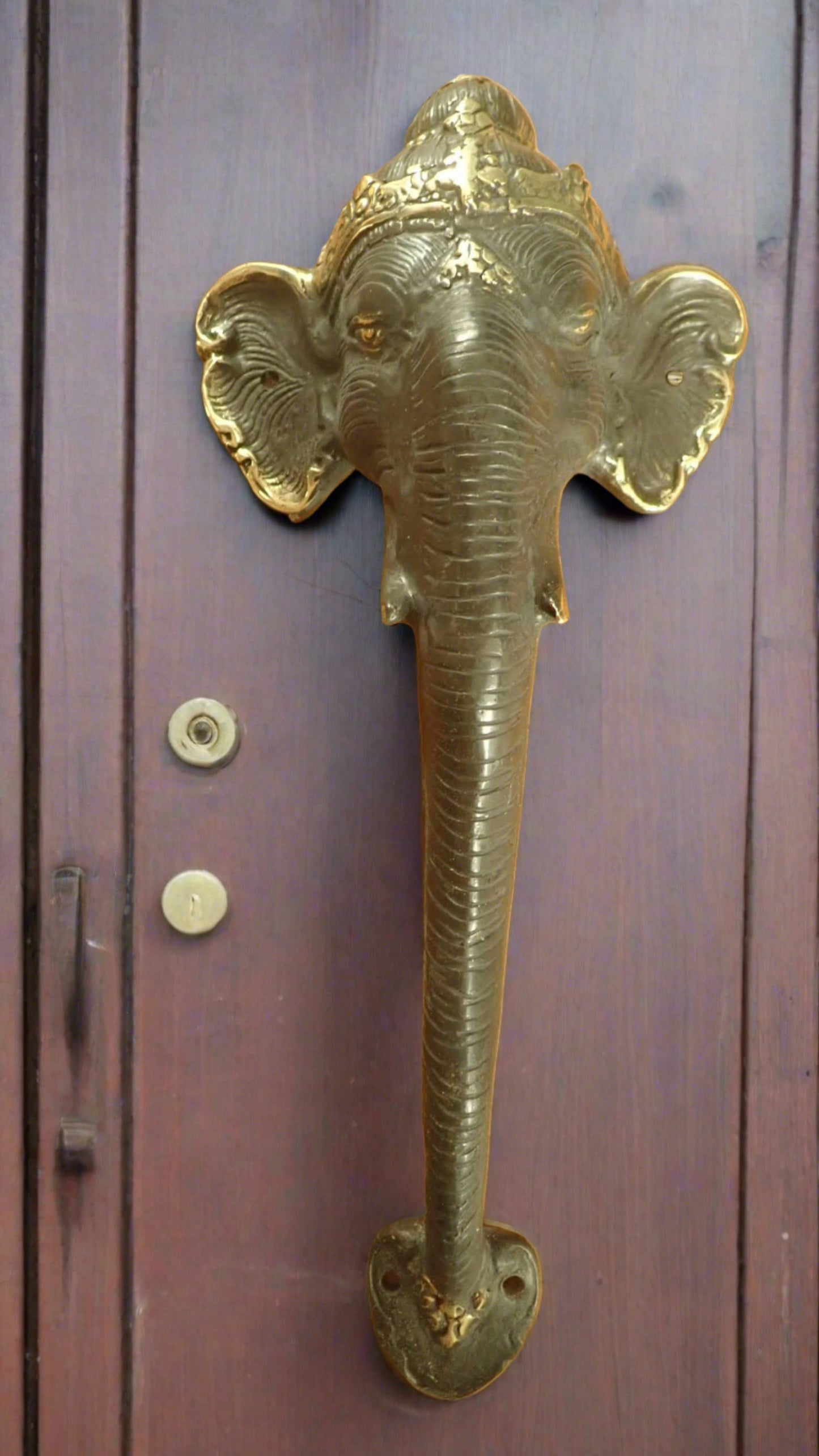 Ganesha Door Pull - Ornate Entry Door Handle 🐘