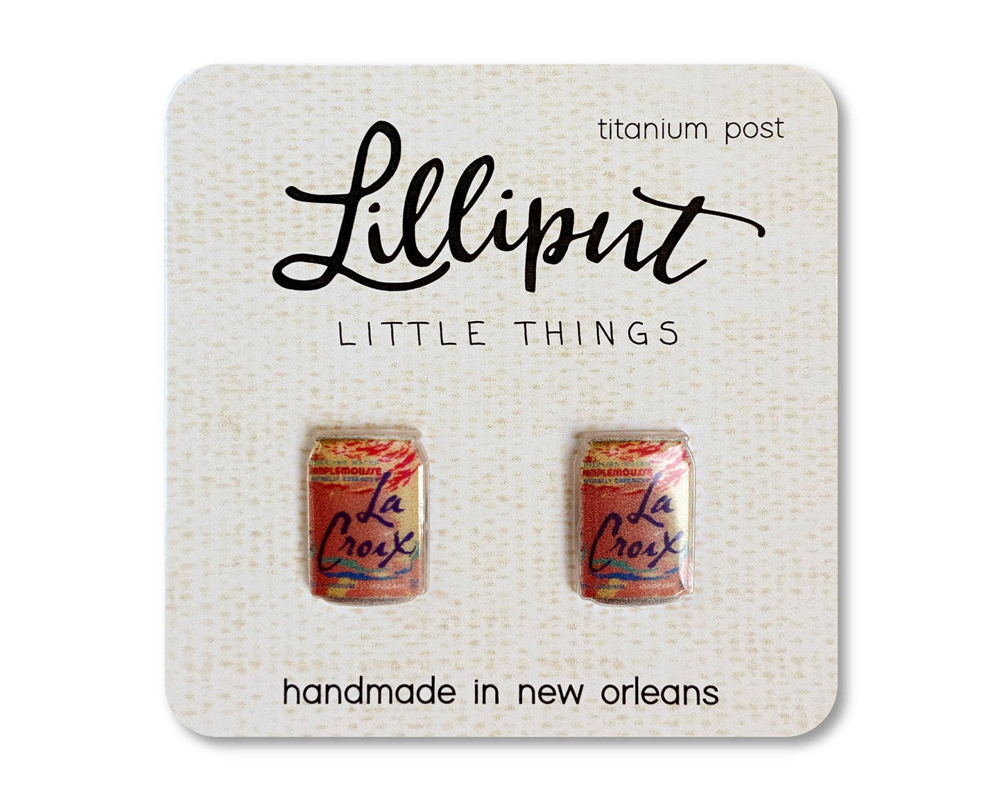 Pamplemousse La Croix Earrings Statement New Orleans