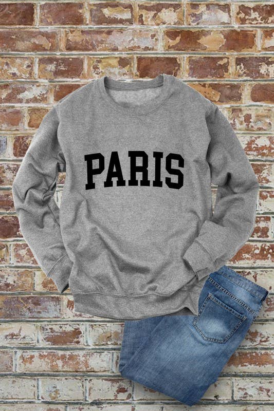 Paris Fleece Sweatshirt Statement New Orleans