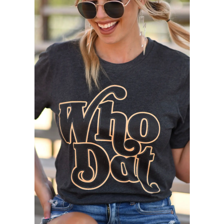 Who Dat Game Day Tee Statement New Orleans