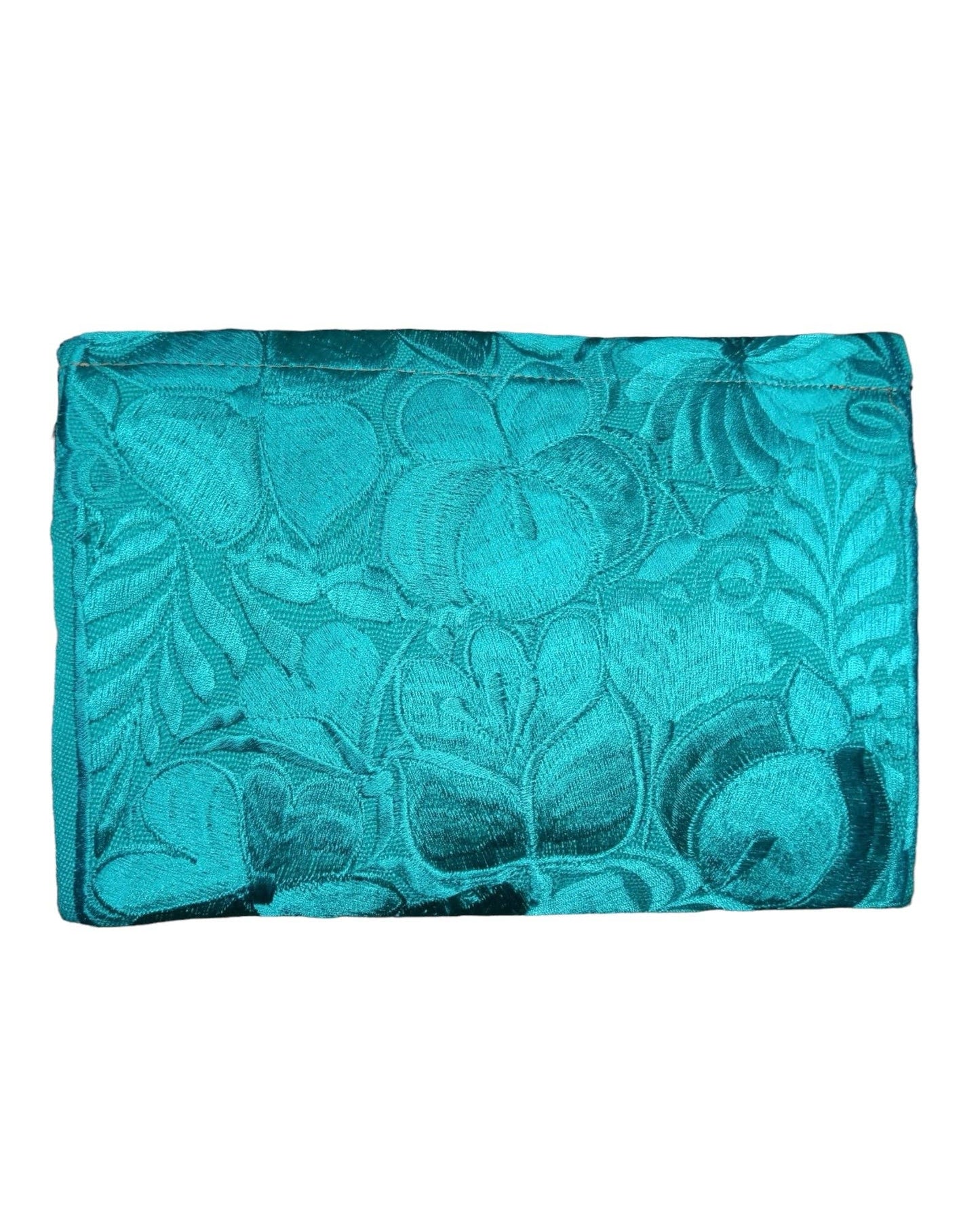 Mexican Embroidered Floral Clutch Bag