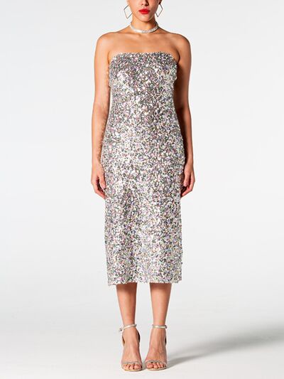 Sequin Midi Dress