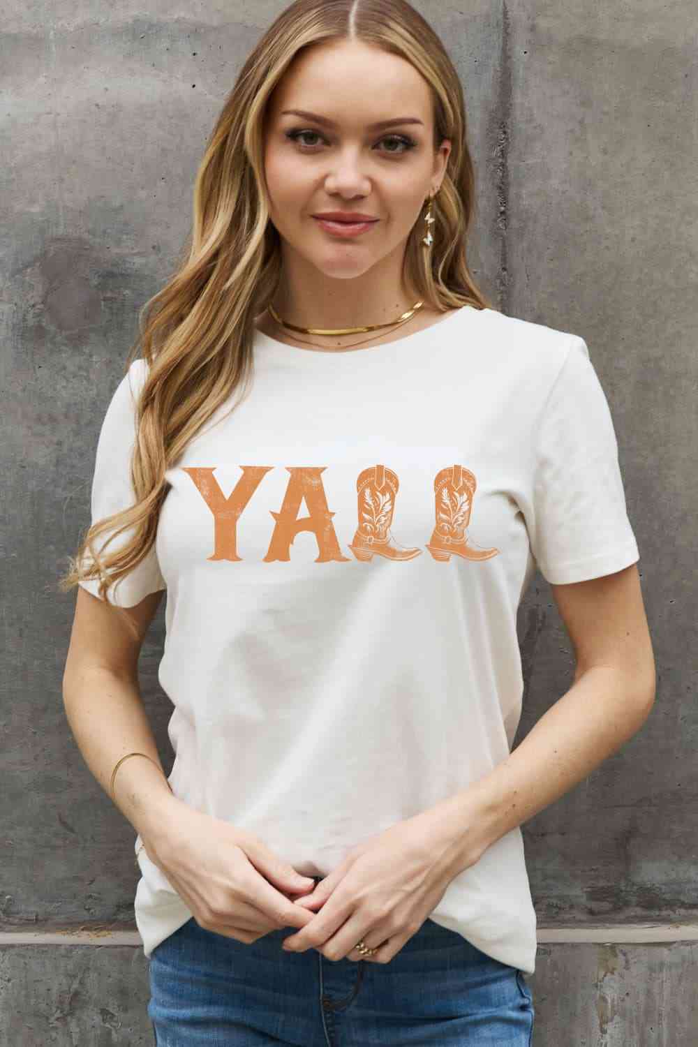 Y'all Graphic Cotton Tee